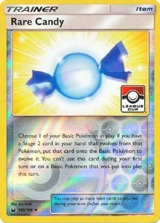 Rare Candy 142/168  - Reverse Holofoil League & Championship Cards - Promo