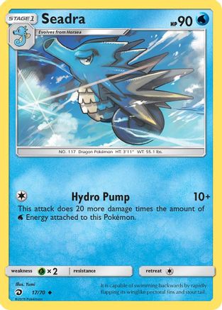 Seadra 017  Dragon Majesty - Uncommon