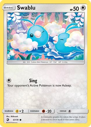 Swablu (57) 057/70  Dragon Majesty - Common