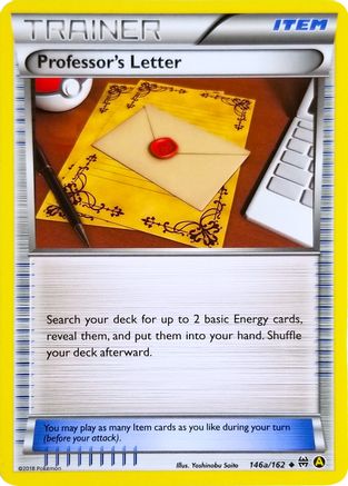 Professor's Letter 146a/162  Alternate Art Promos - Promo