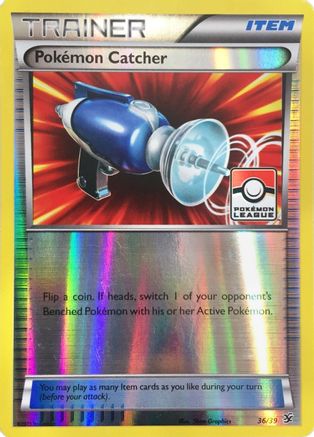 Pokemon Catcher 036/039  - Reverse Holofoil League & Championship Cards - Promo