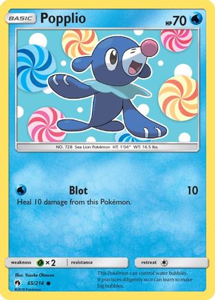 Popplio (65) 065/214  SM  Lost Thunder - Common