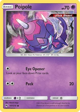 Poipole 107/214  SM  Lost Thunder - Common