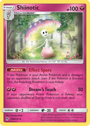 Shiinotic 148/214  SM  Lost Thunder - Uncommon