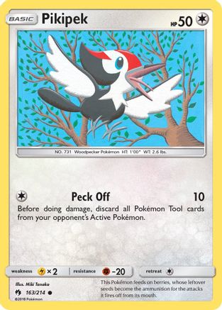 Pikipek (163) 163  SM  Lost Thunder - Common