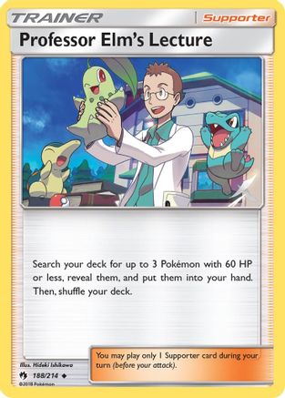 Professor Elm's Lecture 188/214  SM  Lost Thunder - Uncommon