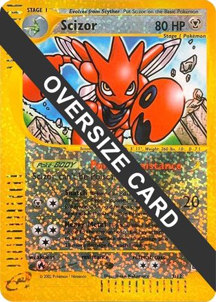 Scizor 007/12  - Reverse Holofoil Jumbo Cards - Promo