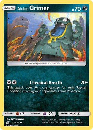 Alolan Grimer 083/181  SM  Team Up - Common