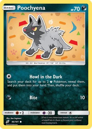 Poochyena 086/181  SM  Team Up - Common