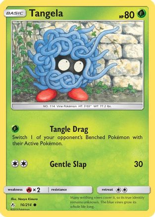 Tangela 016/214  SM  Unbroken Bonds - Common
