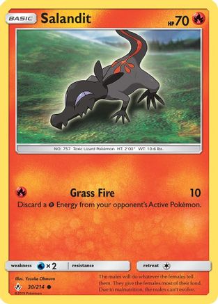 Salandit 030  SM  Unbroken Bonds - Common