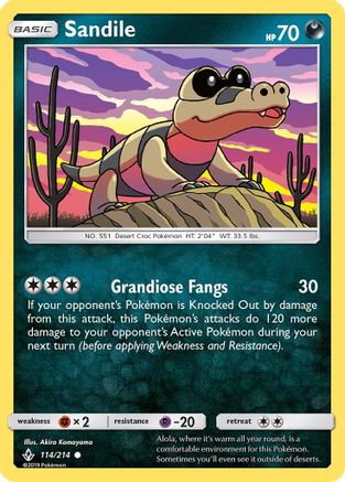 Sandile (114) 114  SM  Unbroken Bonds - Common