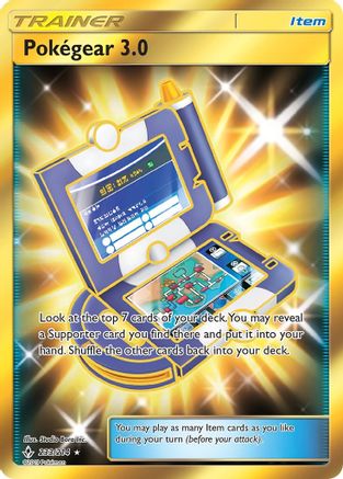 Pokegear 3.0 (Secret) 233/214  - Holofoil SM  Unbroken Bonds - Secret Rare