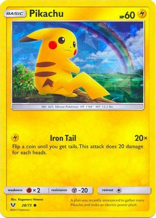 Pikachu 028/73  - Holofoil Deck Exclusives - Common