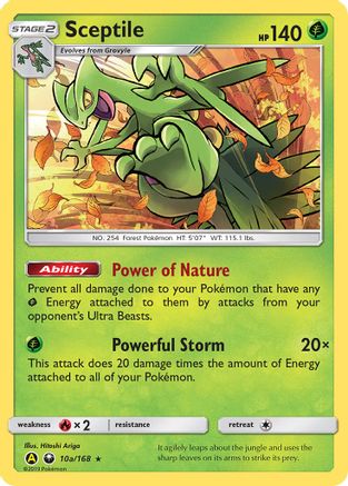 Sceptile 10a/168  - Holofoil Alternate Art Promos - Promo
