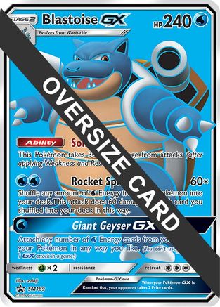 Blastoise GX SM189  - Holofoil Jumbo Cards - Promo