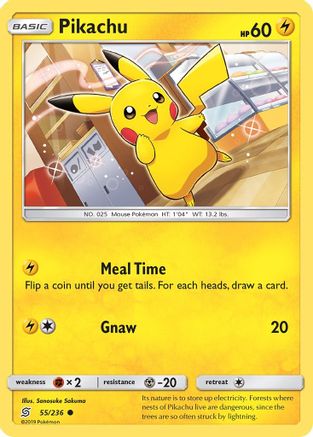 Pikachu (55) 055/236  SM  Unified Minds - Common