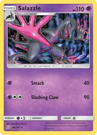 Salazzle (99) 099  - Reverse Holofoil SM  Unified Minds - Rare