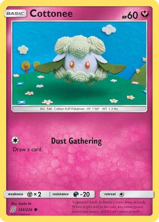 Cottonee 143/236  SM  Unified Minds - Common
