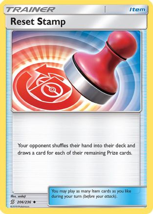 Reset Stamp 206/236  SM  Unified Minds - Uncommon