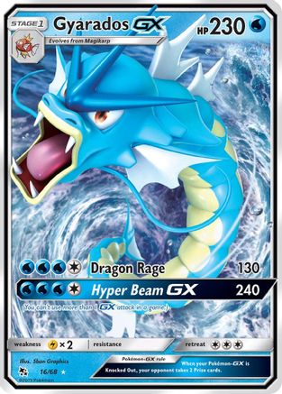 Gyarados GX 016/68  - Holofoil Hidden Fates - Ultra Rare