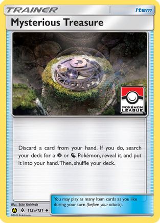 Mysterious Treasure 113a/131  - Reverse Holofoil League & Championship Cards - Promo