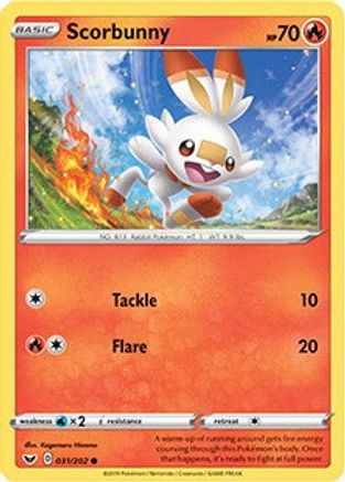 Scorbunny 031/202  - Holofoil Miscellaneous Cards & Products - Promo