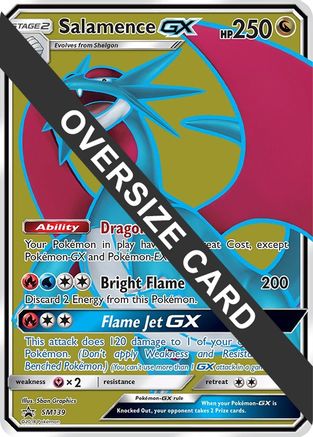 Salamence GX SM139  - Holofoil Jumbo Cards - Promo