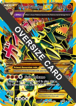 Primal Groudon EX 097/98  - Holofoil Jumbo Cards - Promo