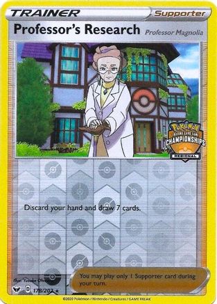 Professor's Research 178/202  - Reverse Holofoil League & Championship Cards - Promo