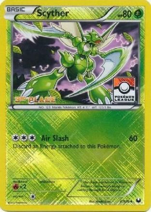 Scyther 004/108  - Reverse Holofoil League & Championship Cards - Promo