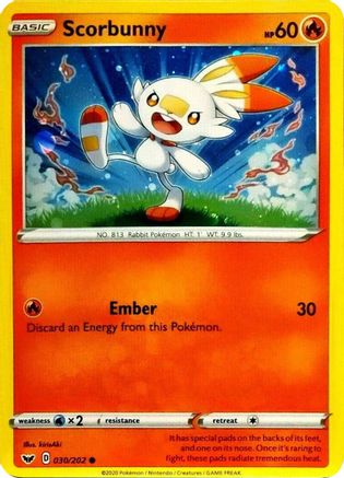 Scorbunny 030/202  - Holofoil Blister Exclusives - Promo