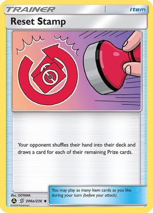 Reset Stamp 206a/236  Alternate Art Promos - Promo