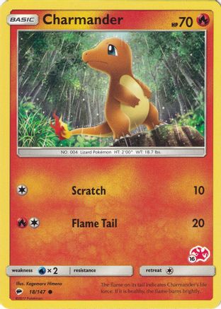 Charmander 018/147  Battle Academy - Promo