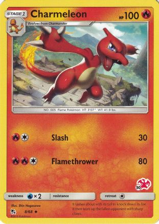 Charmeleon 008/068  Battle Academy - Promo