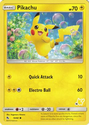 Pikachu 019/068  Battle Academy - Promo