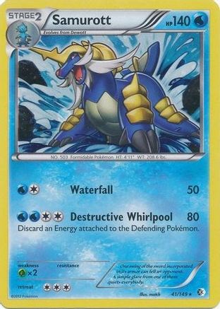 Samurott 041/149  - Holofoil Blister Exclusives - Promo