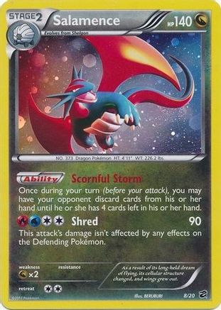 Salamence 008/20  - Holofoil Blister Exclusives - Promo