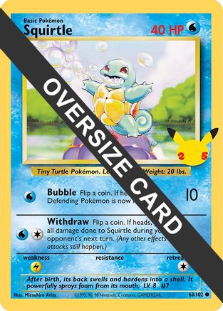 Squirtle 063  First Partner Pack - Promo