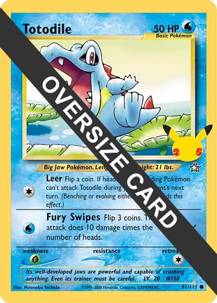 Totodile 081  First Partner Pack - Promo