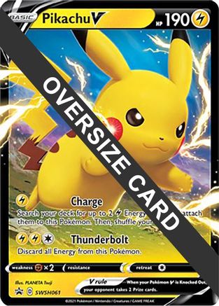 Pikachu V SWSH061  - Holofoil Jumbo Cards - Promo