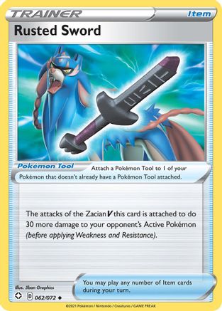 Rusted Sword 062/072  Shining Fates - Uncommon