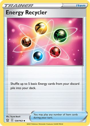 Energy Recycler 124/163  SWSH05 Battle Styles - Uncommon
