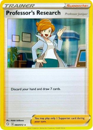 Professor's Research 060/072  - Holofoil Deck Exclusives - Holo Rare