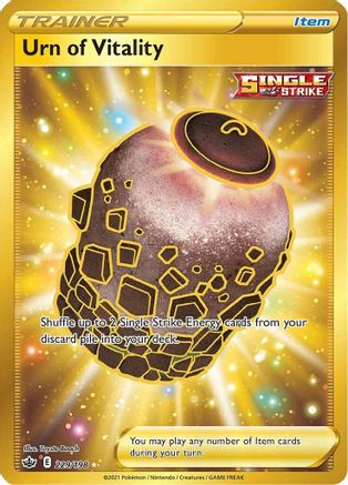 Urn of Vitality (Secret) 229/198  - Holofoil SWSH06 Chilling Reign - Secret Rare
