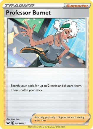 Professor Burnet SWSH167  SWSH Sword & Shield Promo Cards - Promo