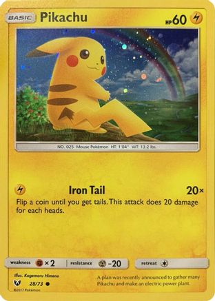 Pikachu 028/73  - Holofoil Miscellaneous Cards & Products - Promo