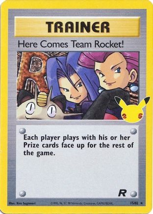 Here Comes Team Rocket! 015/82  - Holofoil Celebrations Classic Collection - Classic Collection