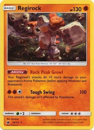 Regirock 053/111  - Holofoil SM Promos - Promo