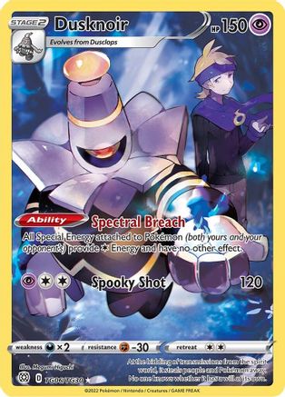 Dusknoir TG06/TG30  - Holofoil SWSH09 Brilliant Stars Trainer Gallery - Ultra Rare